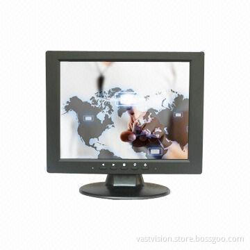 10.4-inch Touchscreen TFT LCD Monitor with VGA Input, 800 x 600 Pixels and 250cd/m2, VGA/AV/TV/BNC